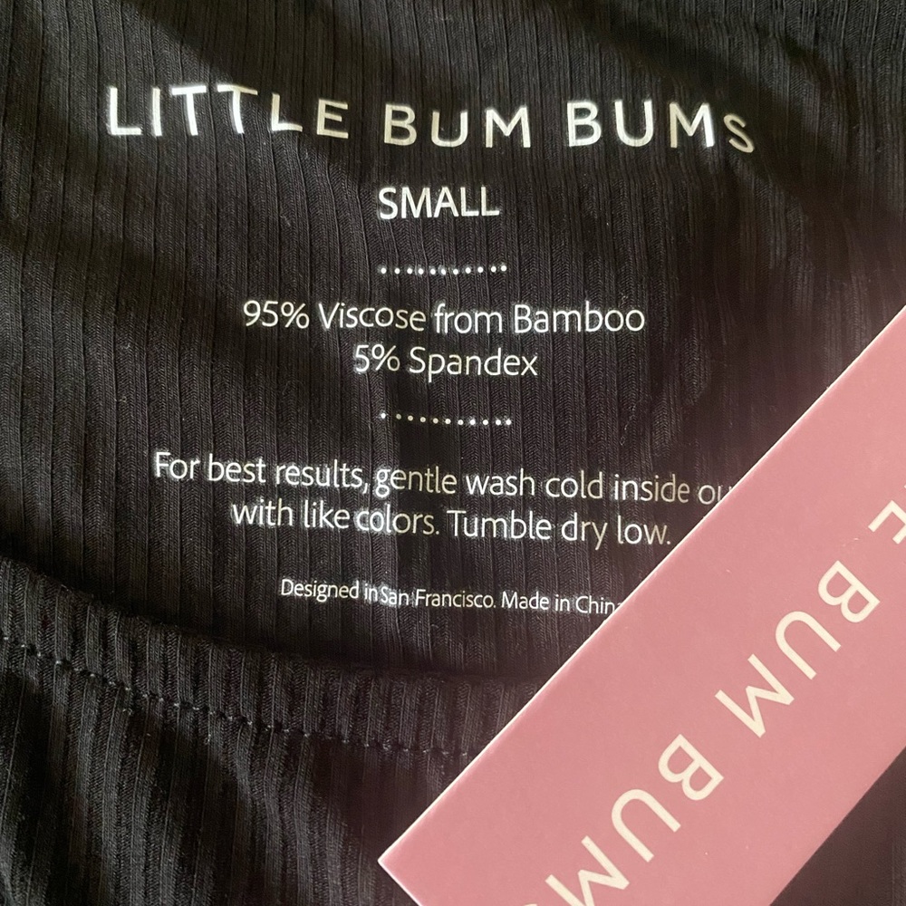 NWT! Bums & Roses (Little Bum Bums) Mama Dress Black - Small